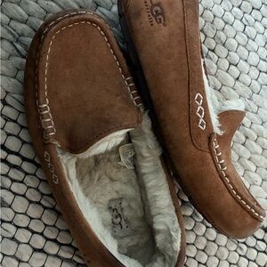 UGG Men's Tan Suede Loafers